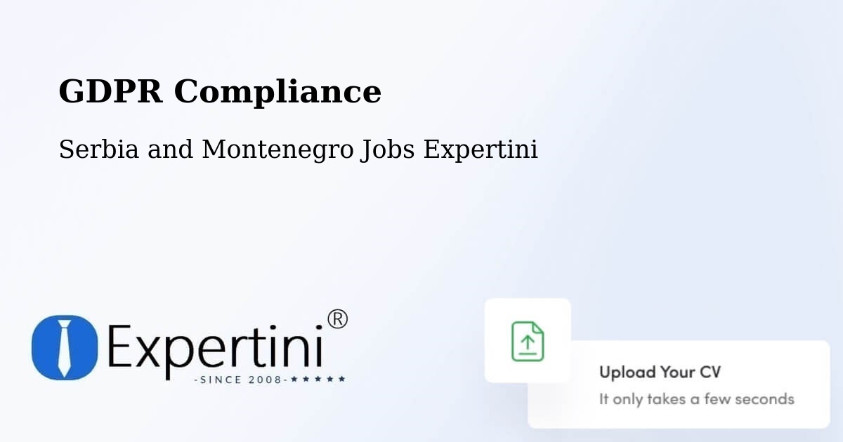 EU GDPR Compliance Statement – Bathurst - Serbia and Montenegro Jobs Expertini