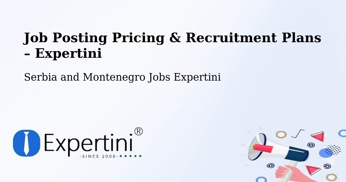 Job Posting Pricing & Recruitment Plans – Bathurst - Bathurst, Serbia and Montenegro Jobs Expertini